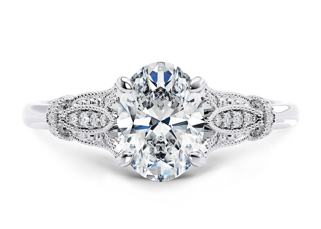 Oval Delicate Vintage Ring