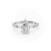 Pear Pave Uniquely Ring