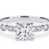 Princess Elegantly Half-Set Ring