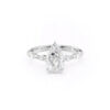 Stunning Pear Pave Ring