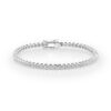 Round bezel tennis bracelet